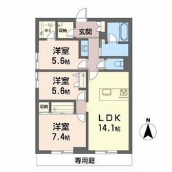 シャーメゾン　ルート３３の物件間取画像